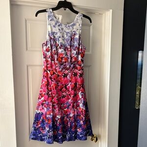 Maggy London Lavender Floral Dress